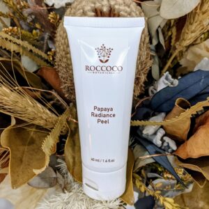 Roccoco Botanicals Papaya Radiance Peel. sold at Pure Heart Living