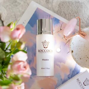 Roccoco Botanicals Vitaskin Serum. Available at Pure Heart Living