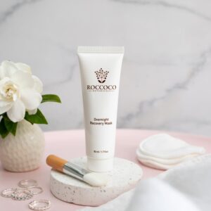 Roccoco Botanicals Overnight Recovery Mask. sold at Pure Heart Living